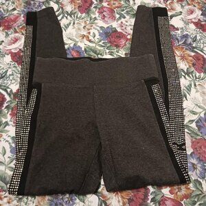 Victoria's secret pink size S sequin leggings (missing sequins on legs)